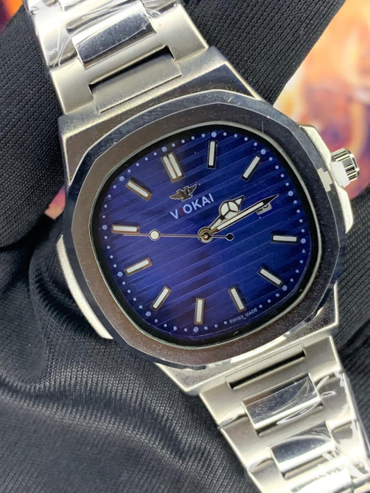 VOKAI Stainless Steel Blue Dial