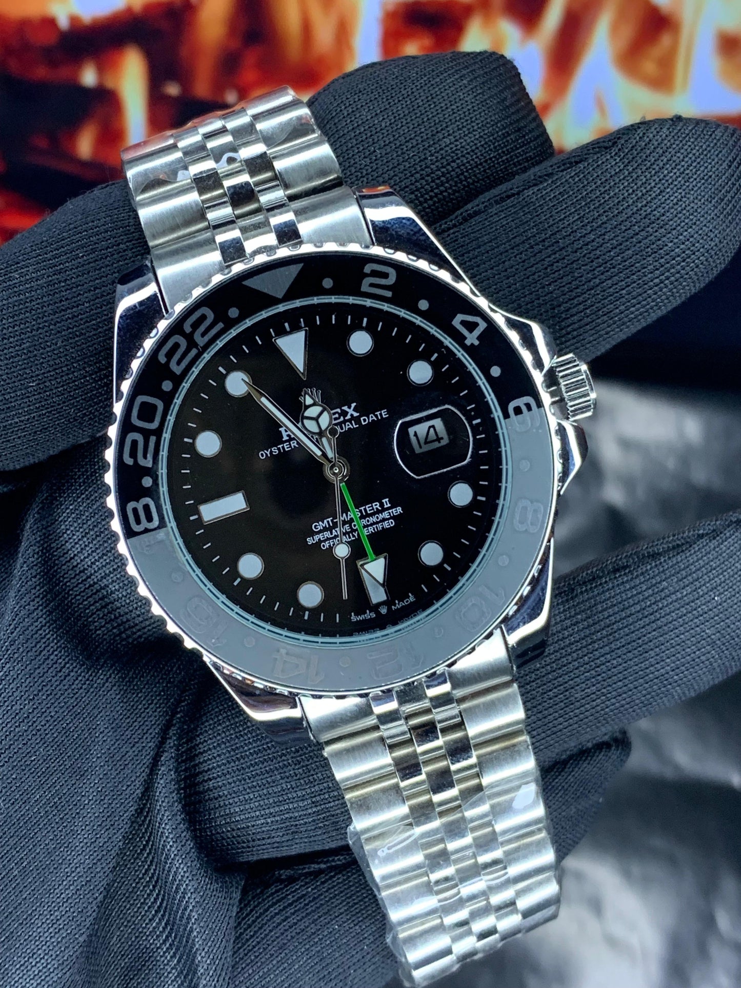 Rolex GMT-Master II Batman Style