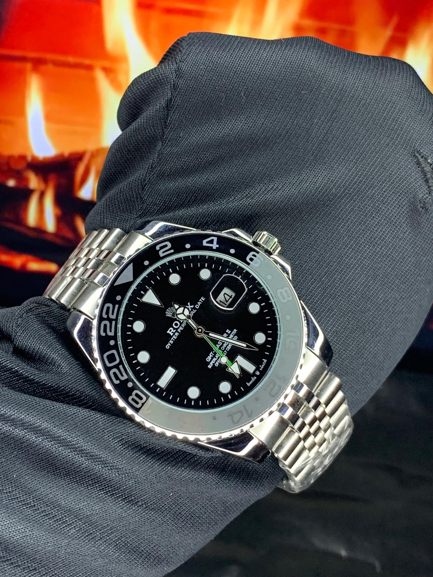 Rolex GMT-Master II Batman Style