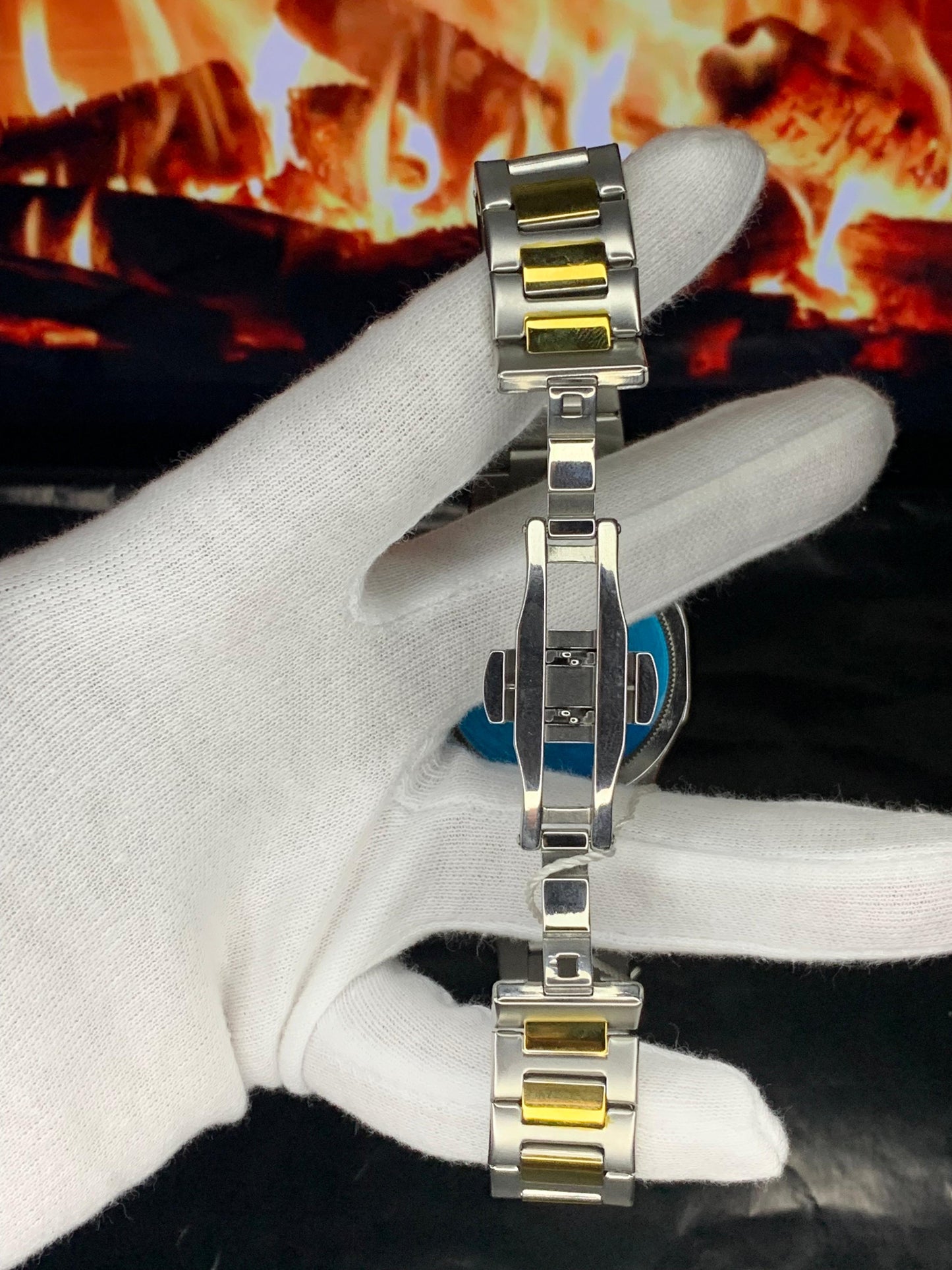 Two-Tone Nautilus Style Blue Dial